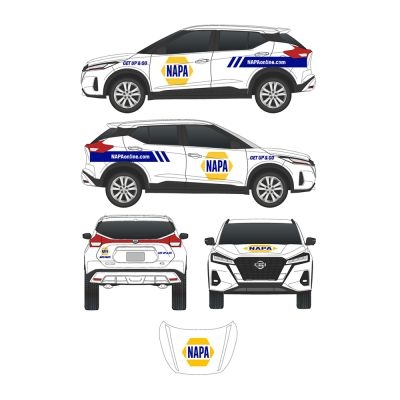 Compact Car/Crossover SUV - Basic Vehicle Graphics