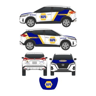 Compact Car/Crossover SUV - Standard Vehicle Graphics